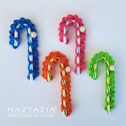 42K views · 1.7K reactions | Make a cute crochet cozy as a decoration for your candy canes! | Naztazia | Facebook