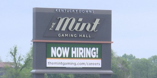 The Mint Gaming Hall at Kentucky Downs currently hiring