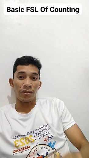 Basic sign language of counting 1-10 #tutorial #FSL #everyonefollowers | Ronilo Escasinas