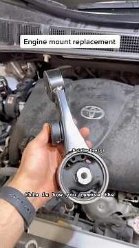 How to replace an engine mount in a Toyota Sienna.