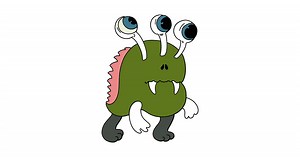 Alien lindo para colorear ♥ Imprime y Colorea en Línea Gratis