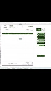 Receipt Generator Excel Template - Etsy
