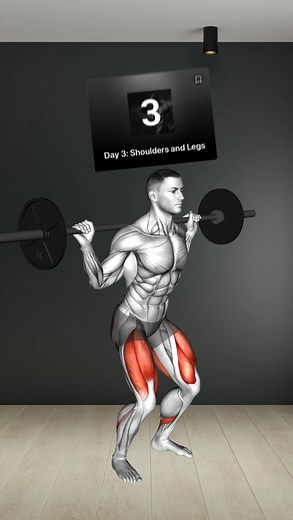 🔥 Day 3: Shoulders and Legs (Lyfta's 4-Day Bodybuilding Split) 💪💪 | Workout Inspiration