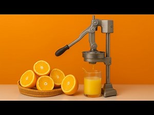 Making Fresh Orange Juice from Start to Finish (Full Process)