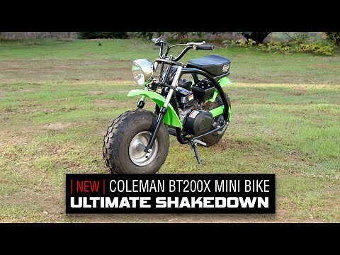 Coleman BT200X Mini Bike Ultimate Shakedown