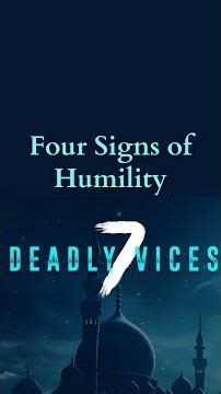 Four Signs of Humility