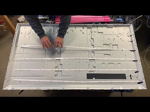 Sony 70" LED TV LED Strip Replacement Tutorial 3PCM00693A/3PCM00694A FOR KD-70X690E