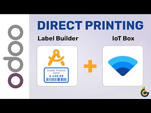 Odoo Label Builder direct printing via Odoo IoT Box