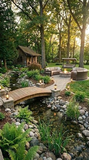 Building a Backyard Creek and Mini Bridge