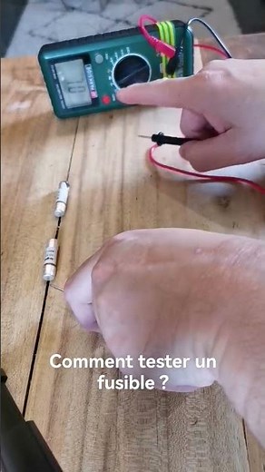 How do I test a fuse with a multimeter?
