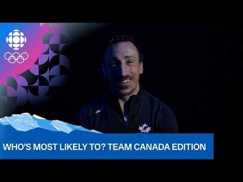Who's most likely to ... with Canada's men's Olympic hockey team