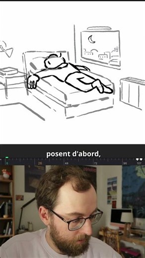 Animating GaspardG for a documentary