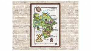 Fun Map of Lower Saxony in Germany, Deutschland, DE - Vintage Pictorial Whimsical Cartoon Print Illustration From Adventure Wall Art - Etsy Australia