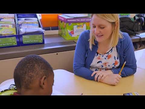 Kid Writing in a First Grade Classroom - Guided Writing in Action