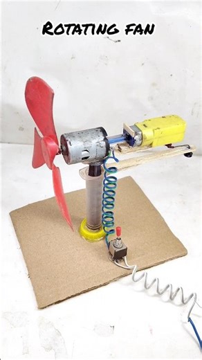 "DIY Rotating Fan – Easy Build, Powerful Results"