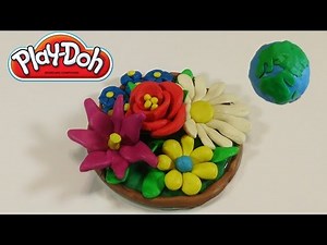 How To Make Flower Bouquet With Play Doh