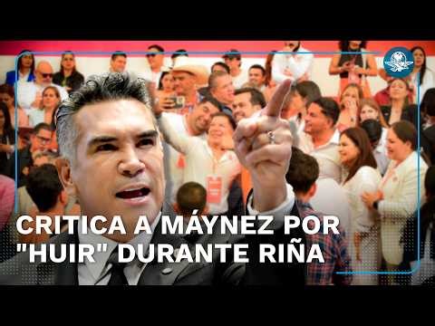 Alito Moreno vs Máynez: priista critica que "huyó" tras riña en Chilpancingo