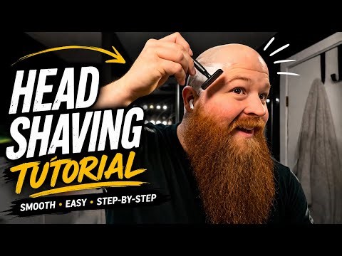 How to Shave Your Head CLEAN & SMOOTH (Beginner Friendly) @educatedbeards