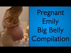 Emily Big Pregnant Belly Compilation | TikTok