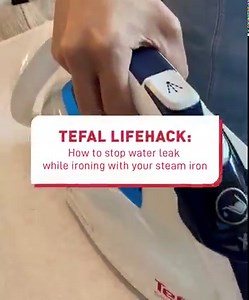 3.1K views · 18 reactions | Be your own iron man (or woman)! In this episode of Tefal Lifehacks, learn how to prevent water from leaking while using your steam irons. Got some cleaning concern? Let us know below and we’ll see if we can address it next episode! #TefalLifehack | Tefal | Facebook