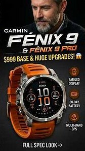 $999 Garmin Fenix 9 Pro Leak Changes EVERYTHING! Satellite SOS & LTE Confirmed? 📡🔥