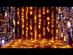 4k 3d animation abstract futuristic geometric