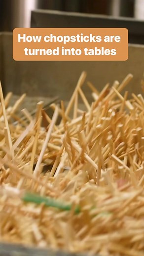 7.2M views · 208K reactions | Here's how one company is repurposing chopsticks to make furniture. #Chopsticks #Furniture #InsiderBusiness | Business Insider | Facebook