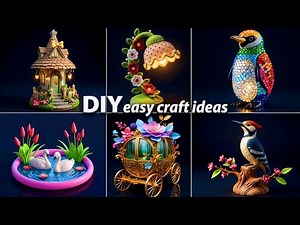 6 Beautiful DIY Crafts Using Plastic Bottles | Easy & Creative Recycling Ideas | Home Decor 😀💡