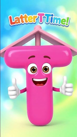 Happy Letter T Song! 🎵 ABC Learning for Toddlers #shorts