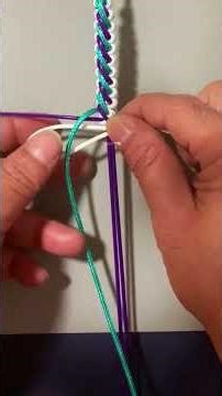 Bracelet Pattern That Forms a Diagonal Flow | Three-Tone Bracelet Tutorial