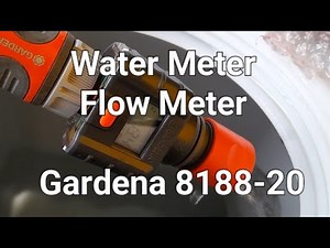 Water flow meter to measure water usage through a hosepipe #wfp #windowcleaning #pressurewashing