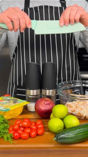 Easy Shrimp Ceviche Recipe with Mango and Lime (Step-by-Step) #shorts #recipe #cooking #mealprepidea