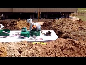 Aerobic Septic System Installation. Can I use the Bathroom ...... Please?