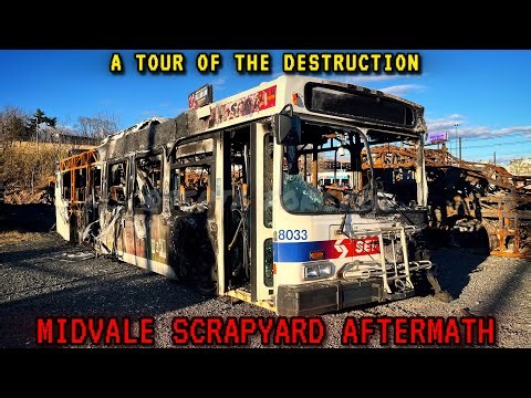 Total Destruction | Midvale Scrapyard Fire Aftermath Up-Close Exclusive Tour!