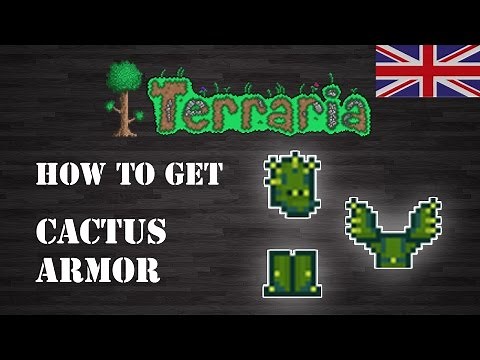 Terraria : " Cactus Armor " [ENG] [How To Get] [Step by Step]