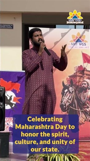 Maharashtra Day Celebration at MIT Vishwashanti Gurukul School, Sangli