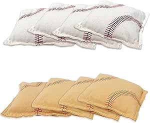 GSE Games & Sports Expert Set of 8 Premium Weather Resistant Cornhole Bags. Regulation Size and Weight Bean Bags for Cornhole Toss Games (Several Styles Available)