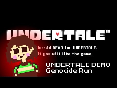 UNDERTALE DEMO - Genocide Run (FULL GAMEPLAY)