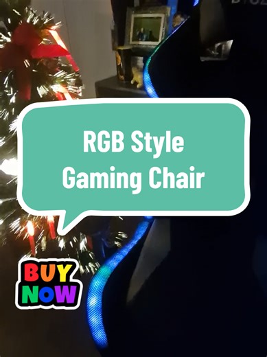 Want a gift that instantly levels up their entire gaming setup? This chair does it all 🎮✨🔥 Give them the RGB Style Gaming Chair — the ultimate upgrade for any gaming lover. With vibrant colour-changing RGB lights, deep ergonomic cushioning, adjustable height and a smooth swivel design, this chair adds the comfort and wow-factor every gamer wants. It transforms any room into a pro-level setup with that signature RGB glow, making their desk look cleaner, cooler and totally next-gen. If you’re se