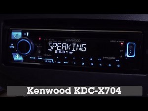 Kenwood Excelon KDC-X704 Display and Controls Demo | Crutchfield Video
