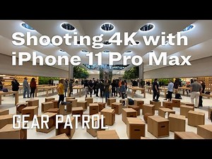 iPhone 11 Pro Max Camera 4K Video Test: Apple Store Fifth Ave Tour