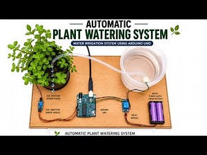 Automatic Plant Watering System Using Arduino Uno | Smart Irrigation Project for School Exhibition 🌱