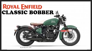 2023 Royal Enfield Classic 350 Bobber Render - In 7 New Colours