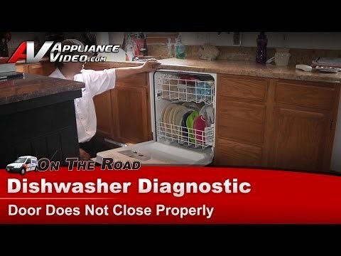 Frigidaire Dishwasher Repair - Door Does Not Close Properly - FFBD2409LS0A