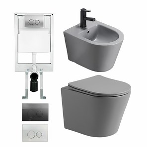 [Hot Item] European Italy New Design Sanitary Ware Wall-Hung Rimless Toilet Flush Ceramic Bathroom Wc Wall Mounted Toilet