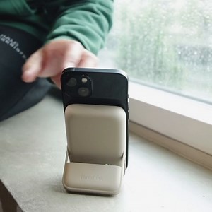 Kreafunk toCHARGE GO: Portable Power Bank with Integrated Earbuds and Phone Stand