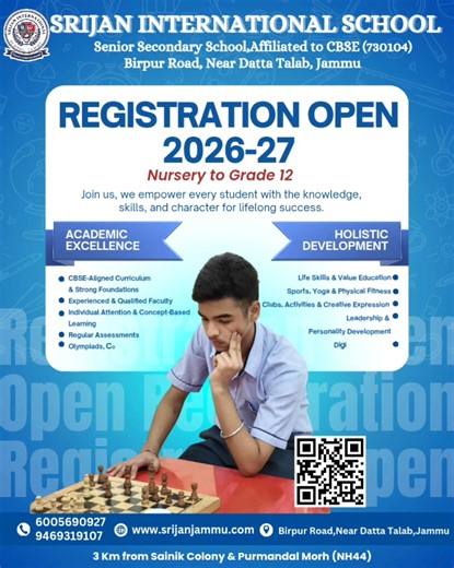 1.8K views |  SRIJAN INTERNATIONAL SCHOOL, JAMMU  Senior Secondary...