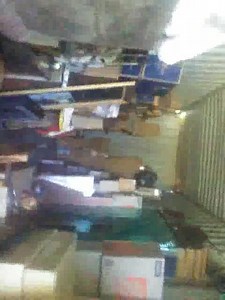 My dad left this last piano roll in the old family player. He must have played it just before he died, and I'm sure he was thinking about my mom who passed a year before. We moved it last week into storage at the ranch. In honor of my father I had to open up the storage container to play this piano roll. Mom and Dad's belongings from their life now sit in a 40-foot container. Hard to believe all their possessions now sit. Love you Dad, Happy Father's Day. | Patrick Michael Karnahan