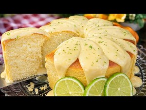 ✅ BOLO DE LIMÃO MAIS FÁCIL DO MUNDO: Fofinho e com Cobertura Especial
