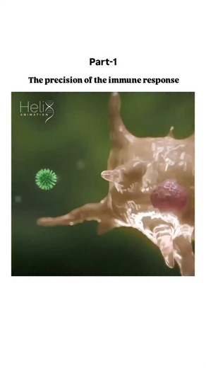 World of Biology on Instagram: "Immune response Part-1 Animation credit 📸 - @helixanimation"